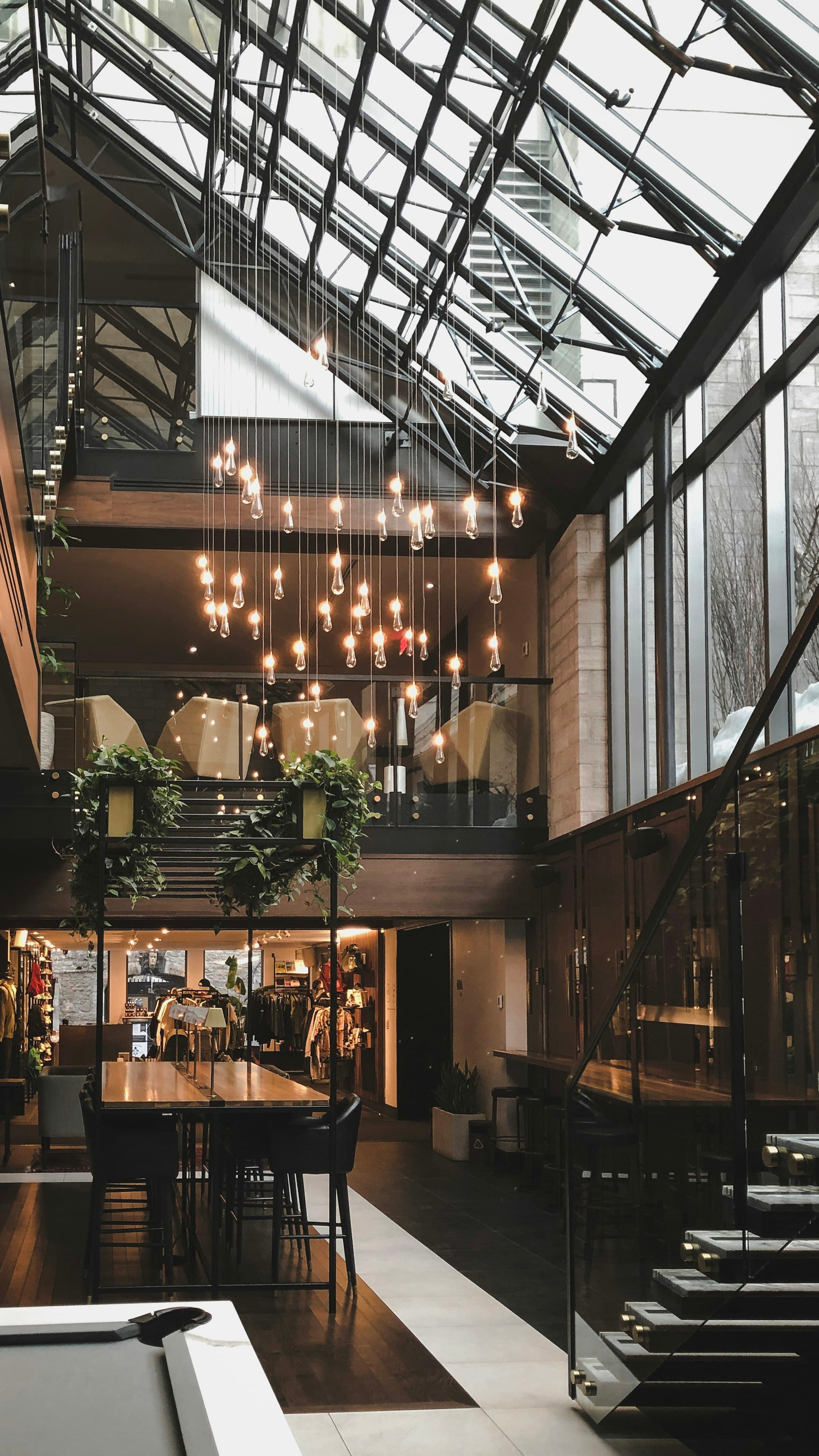 Lobby de hotel boutique conceptual
